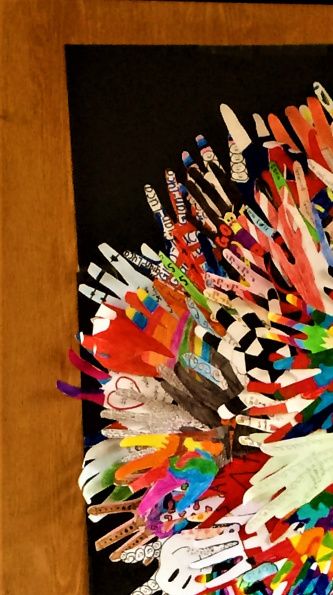 Diese wunderschöne Collage haben einige 6.-Klässler unserer Schule gestaltet. Ganz toll!