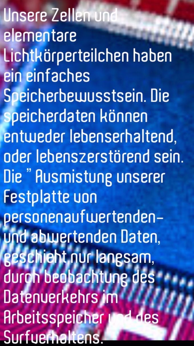 Eine sehr wichtige Botschaft, die uns alle betrifft!