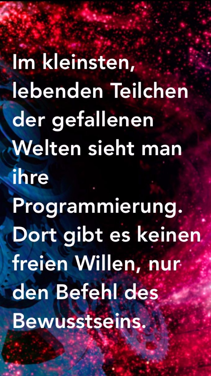 Achten wir darauf dass wir unsere Macht nicht missbrauchen und die grob stofflichen Schöpfungsteilchen nicht für niedrige Zwecke missbrauchen. Das ist unsere Verantwortung, als menschliche Wesen! 